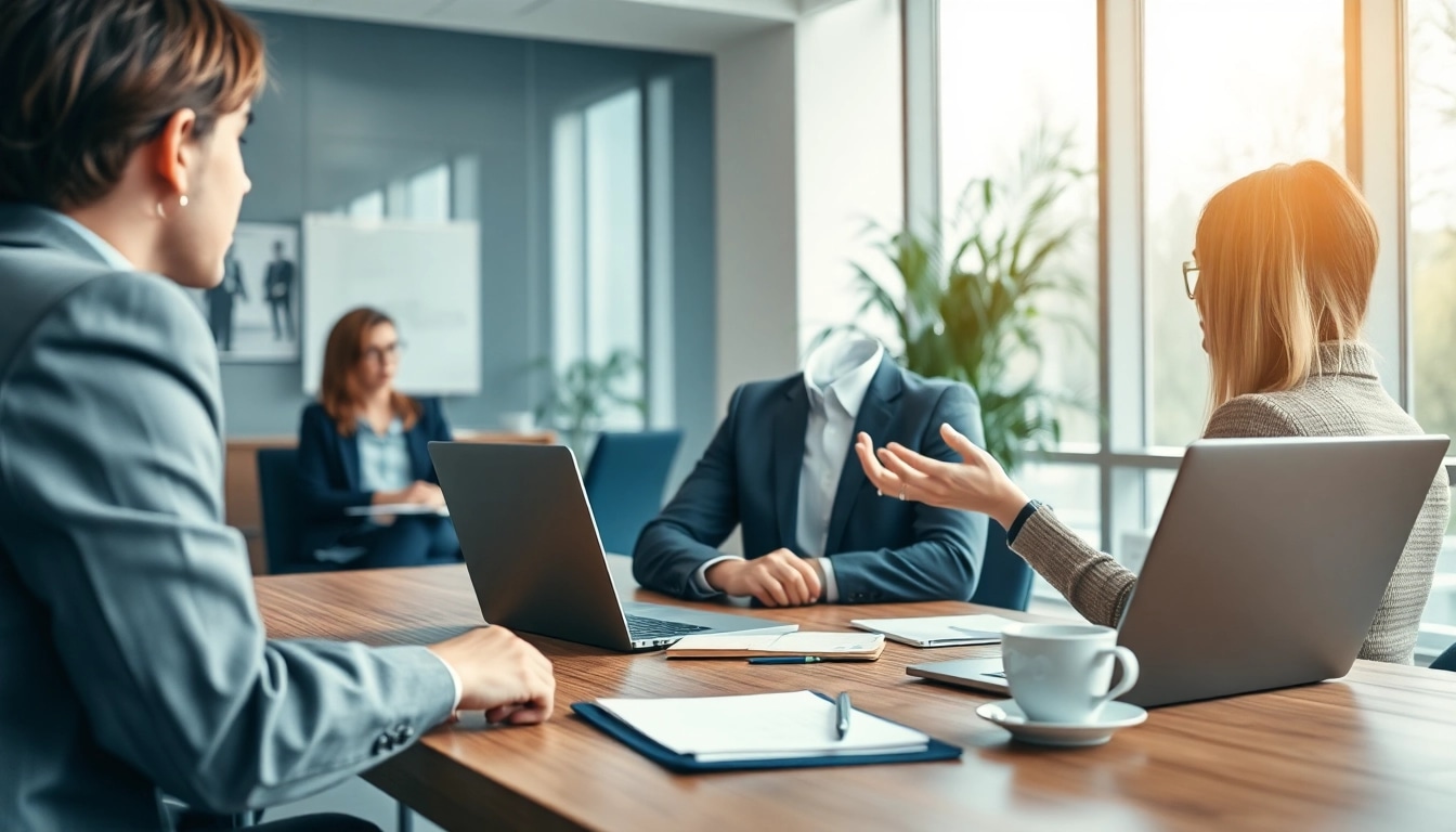 Headhunter Saarbrücken - Fachkraft in professioneller Beratungssituation.