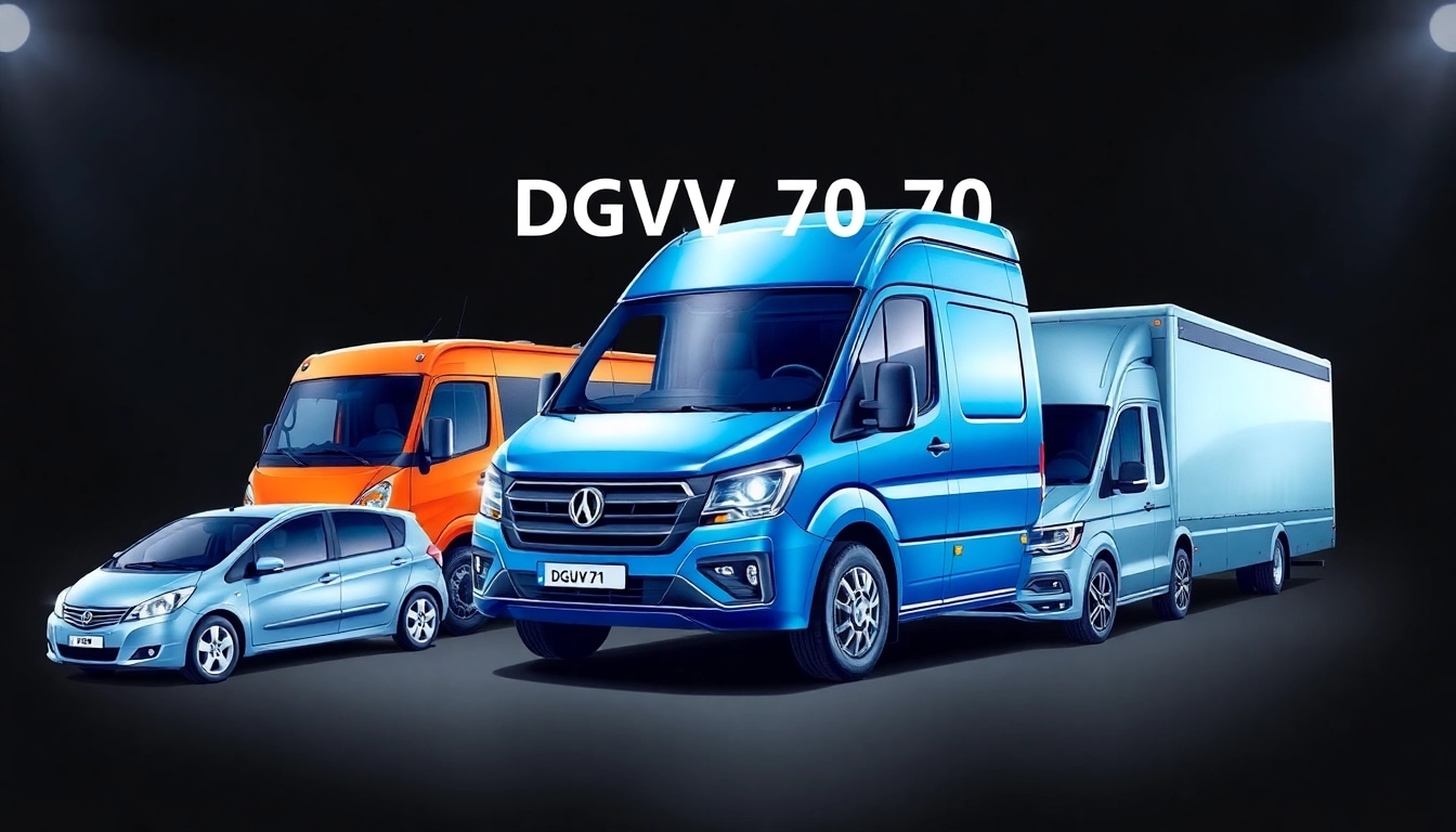 Highlighting vehicles meeting DGUV 70 safety standards with clear visibility and access.