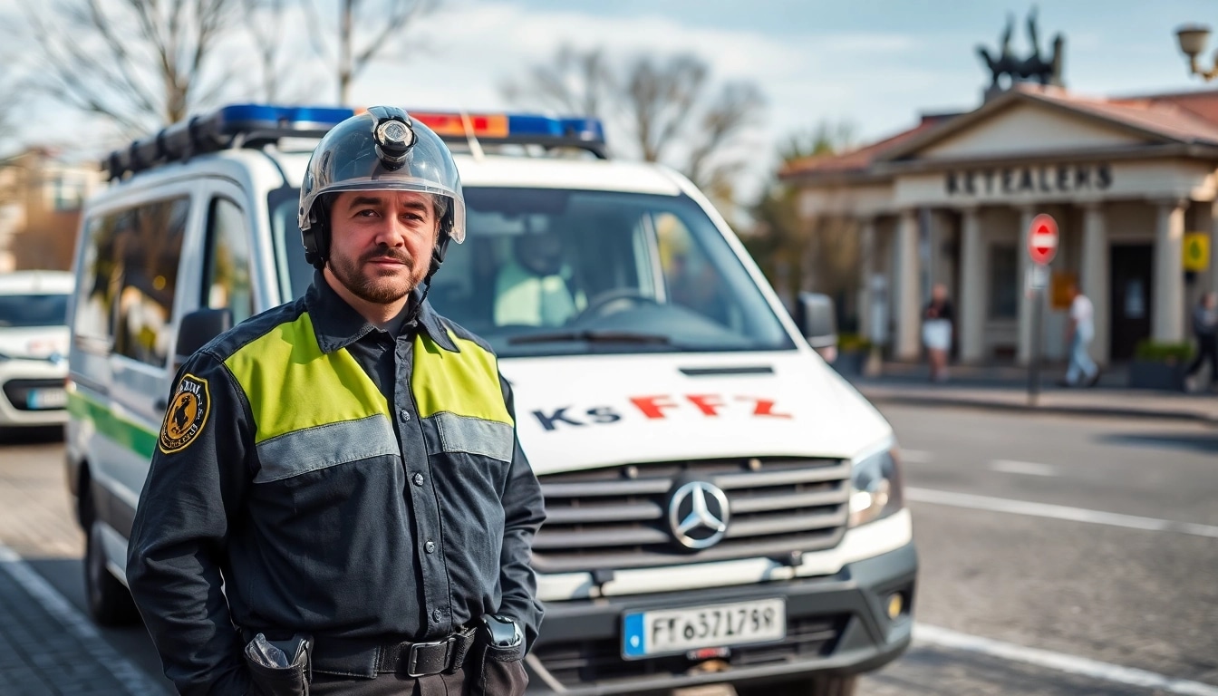 KFZ Gutachter Berlin untersucht ein beschädigtes Fahrzeug professionell vor Ort.