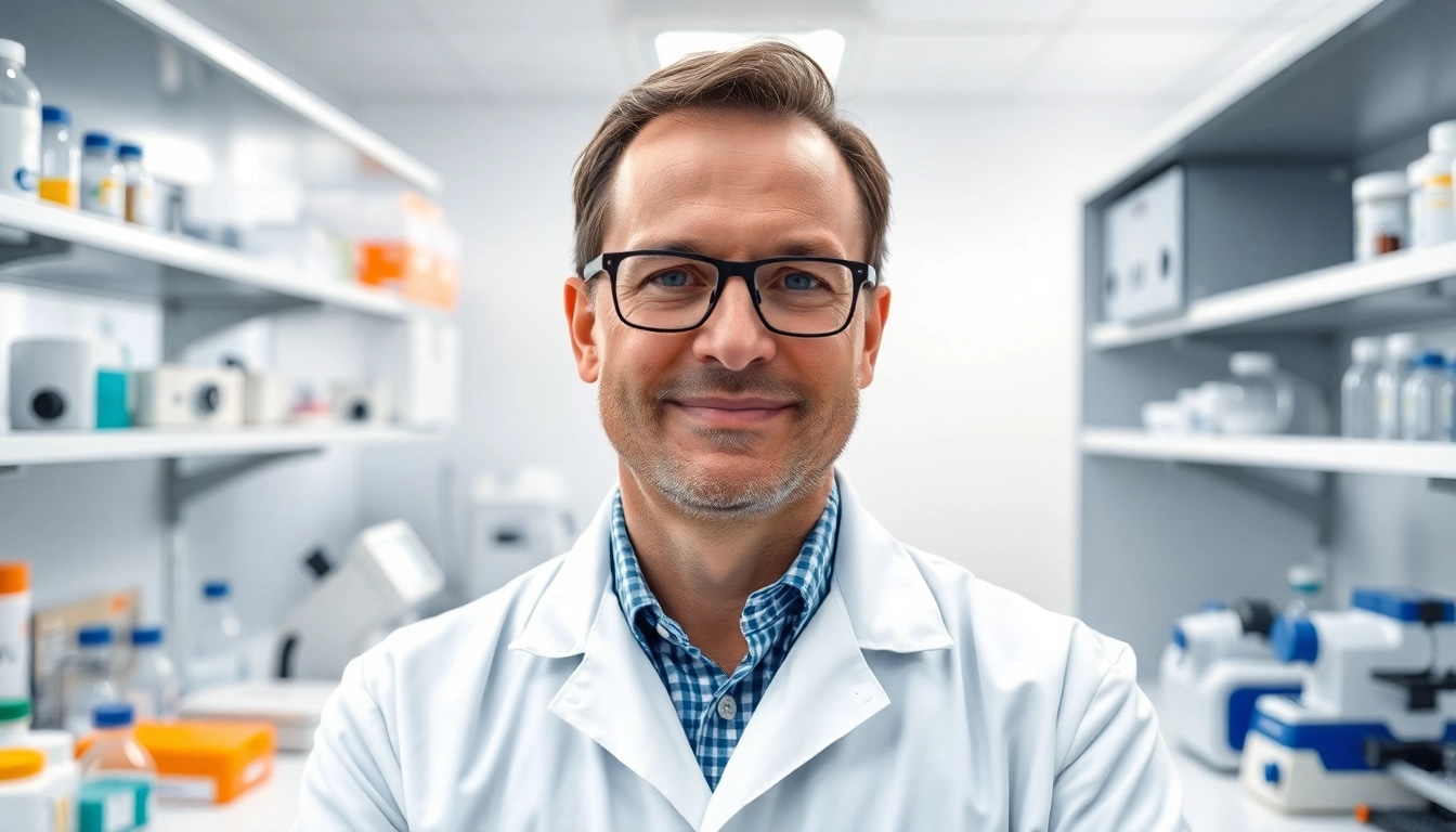Stephan Becker, Virologe im Labor, untersucht pathogenes Verhalten von Viren.