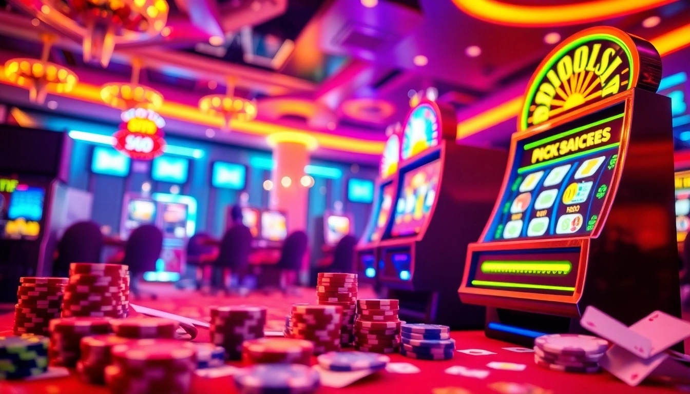 Experience the thrill of beste casinos ohne limit with lively gaming visuals and vibrant casino elements.