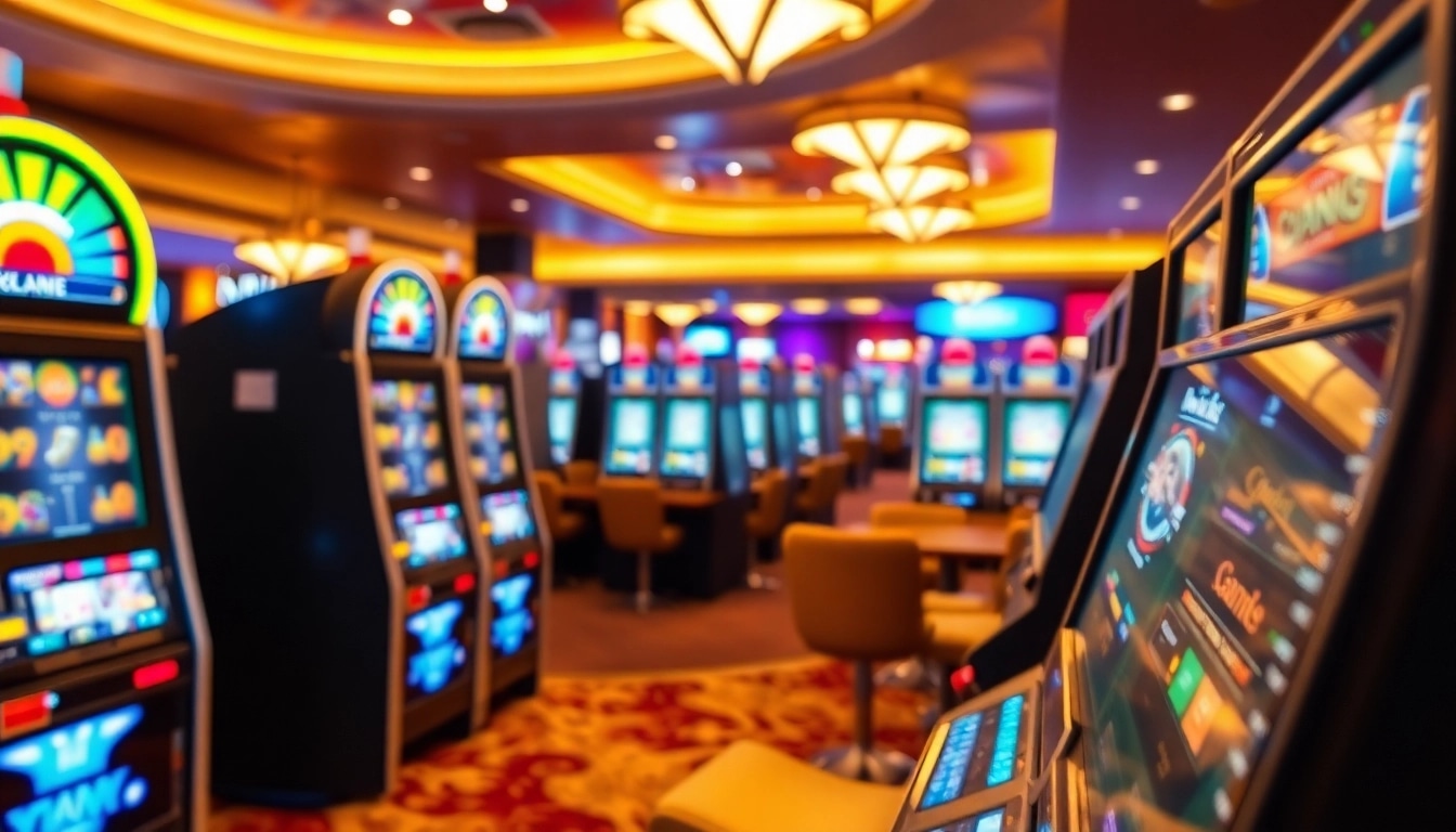 Erleben Sie den bonus code slotpark auf einem farbenfrohen Spielautomaten mit aufregendem Design.