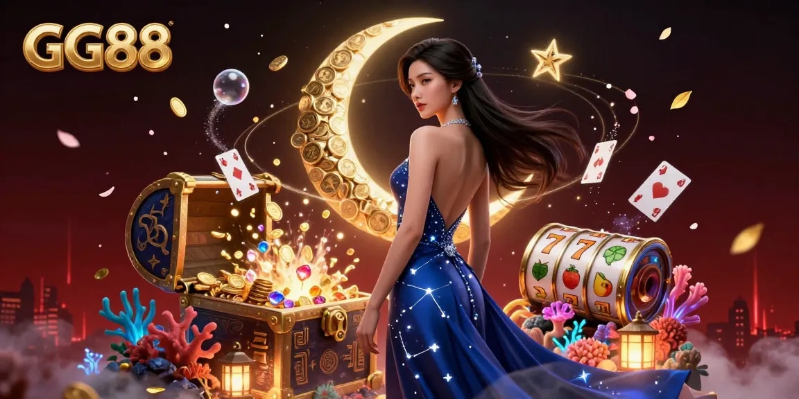 Experience the captivating world of GG88, where you can spin and win with vibrant slot games and dynamic casino elements.