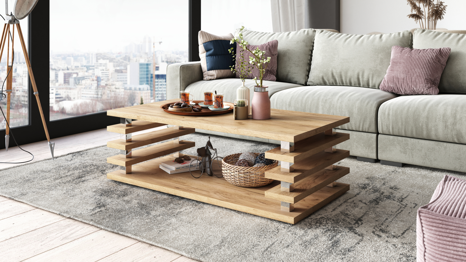 Design und Qualität vereint bei Mokana Meubelen mit exklusivem Couchtisch