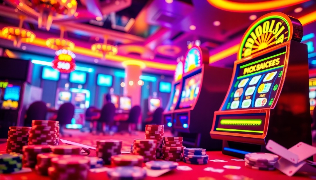 Experience the thrill of beste casinos ohne limit with lively gaming visuals and vibrant casino elements.