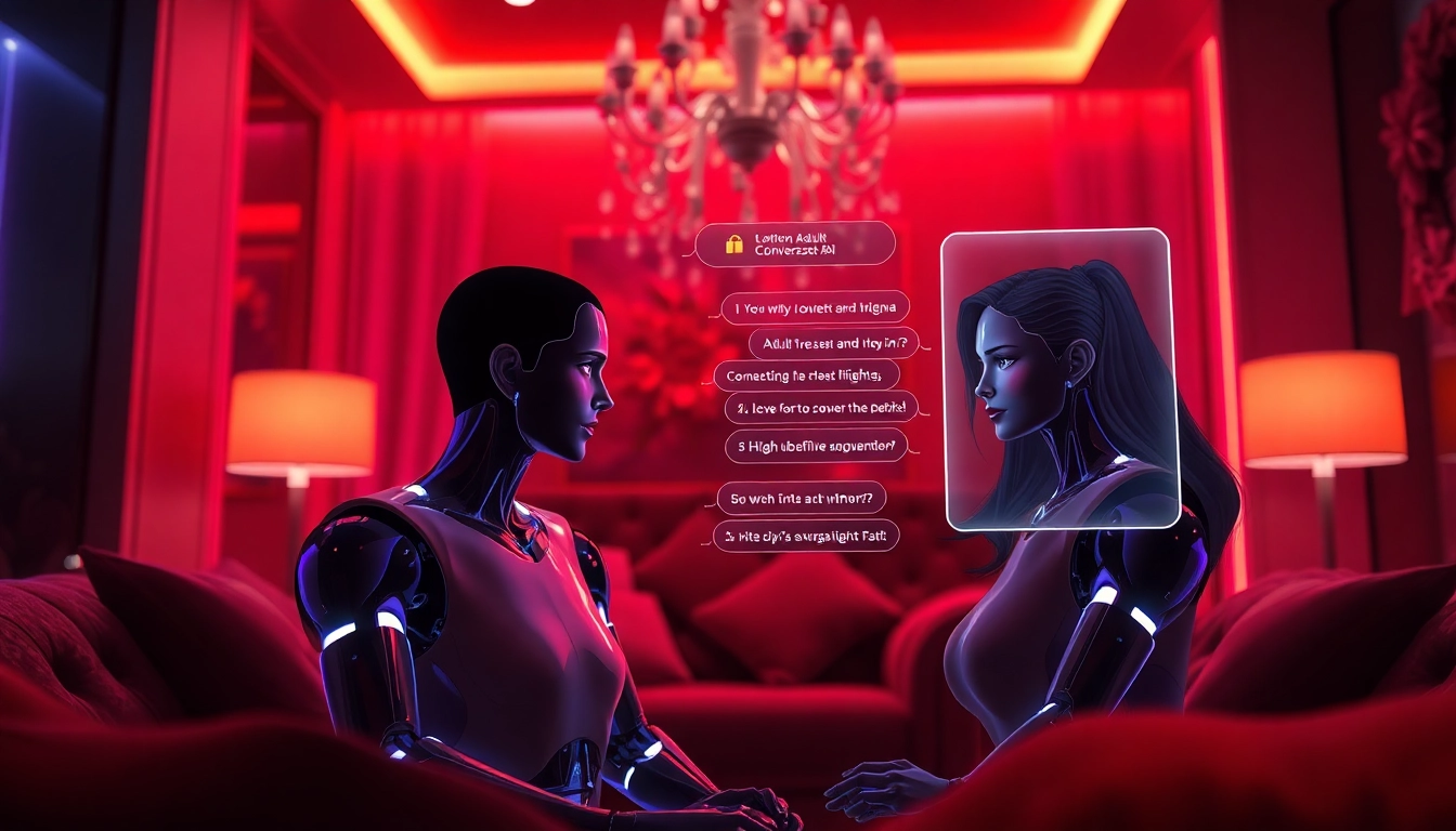 Engaging AI chat interface for stimulating porn ai chat conversations in a stylish environment.