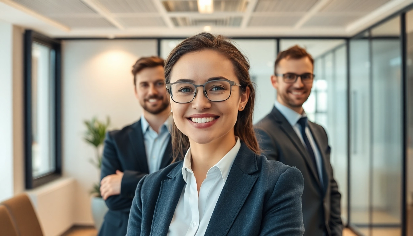 Unternehmensberatung durch Experten in einem modernen Büro, die innovative Lösungen entwickeln.