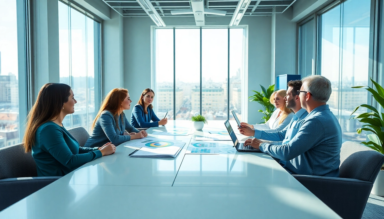 Team collaboration at a pflegemarketing agentur, showcasing creativity and strategic planning.