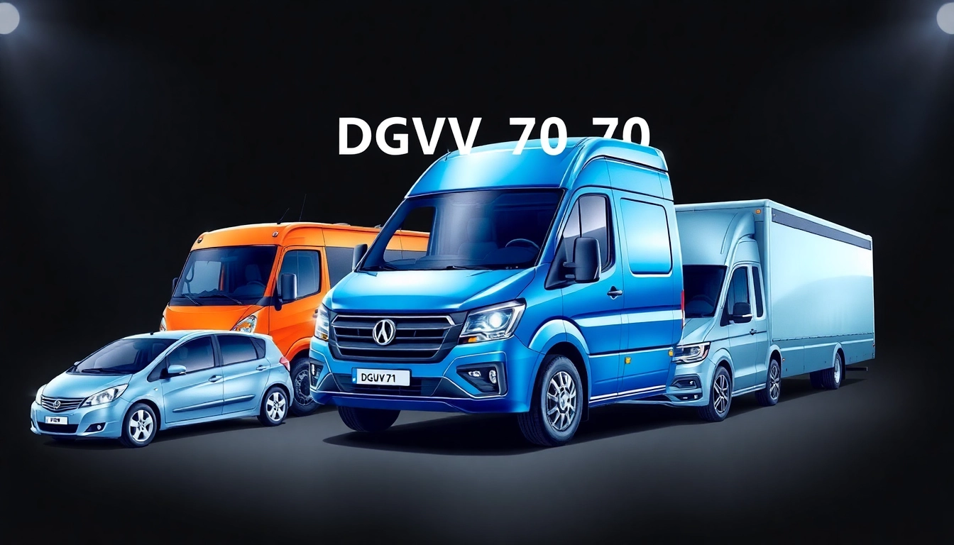 Highlighting vehicles meeting DGUV 70 safety standards with clear visibility and access.