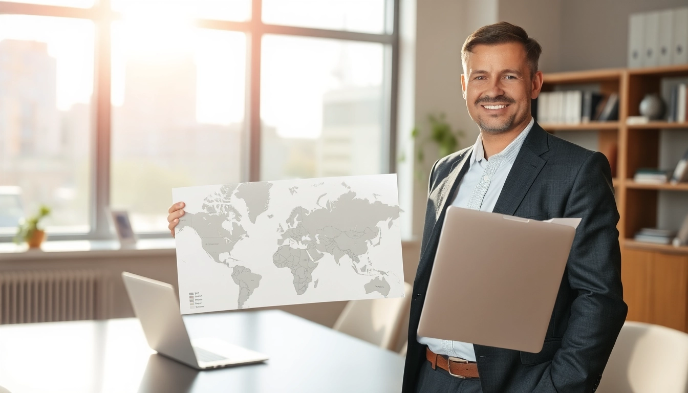 Headhunter Frankfurt berät Kandidaten professionell in einem modernen Büro.