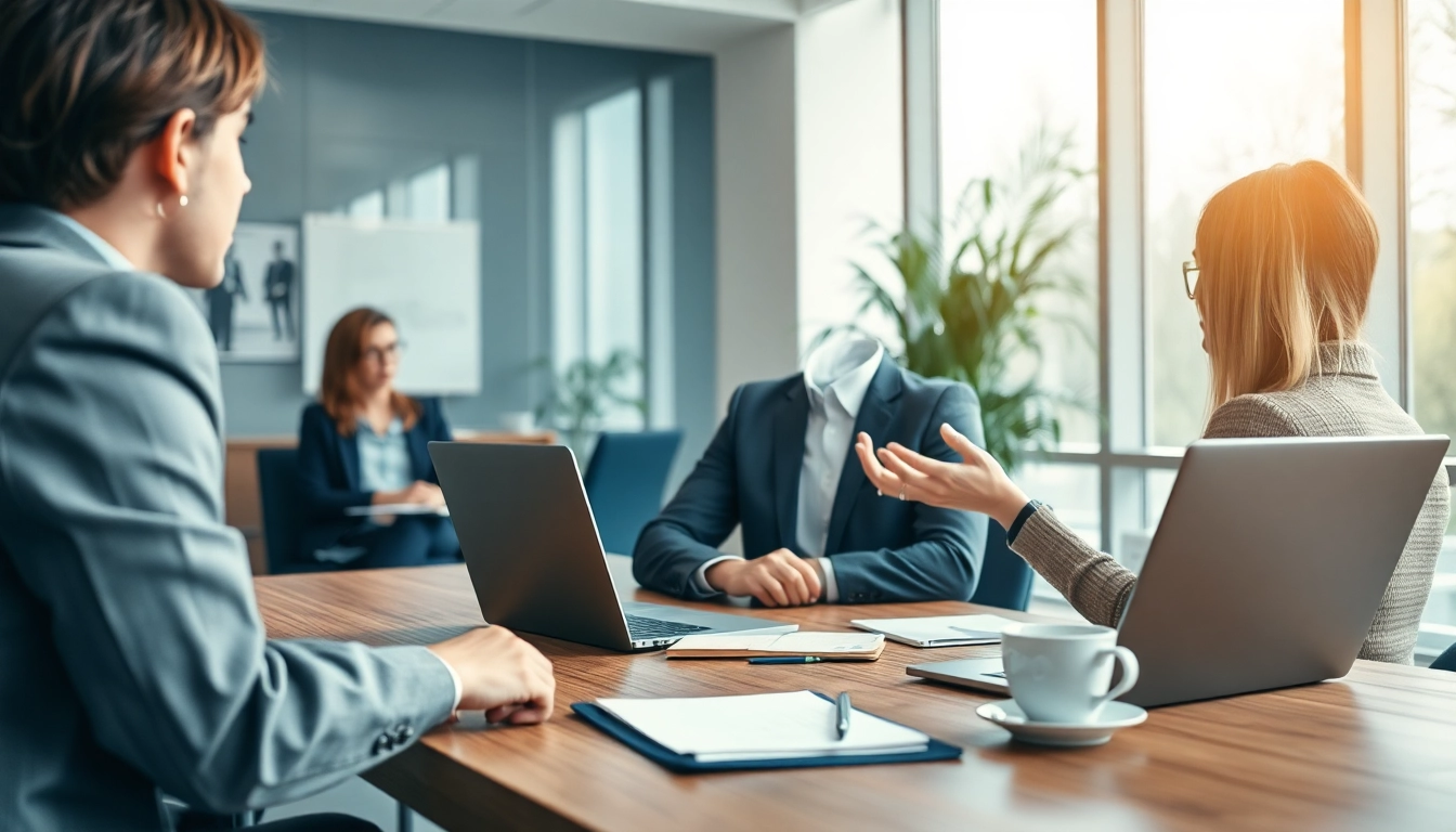 Headhunter Saarbrücken - Fachkraft in professioneller Beratungssituation.