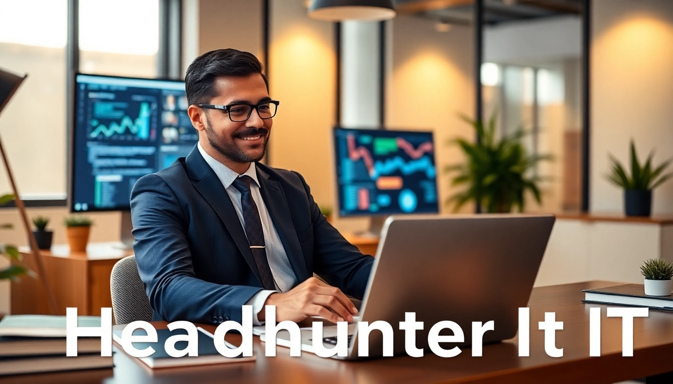Headhunter IT engaged in a virtual meeting, showcasing professionalism and technology.