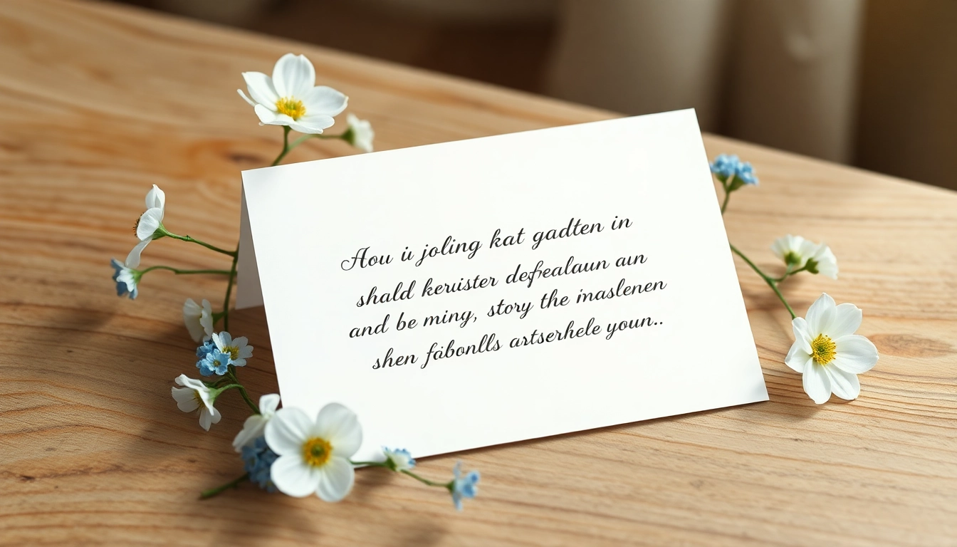 Gestalten Sie personalisierbare Trauerkarten mit elegantem Design und einfühlsamen Botschaften auf hochwertigem Papier.