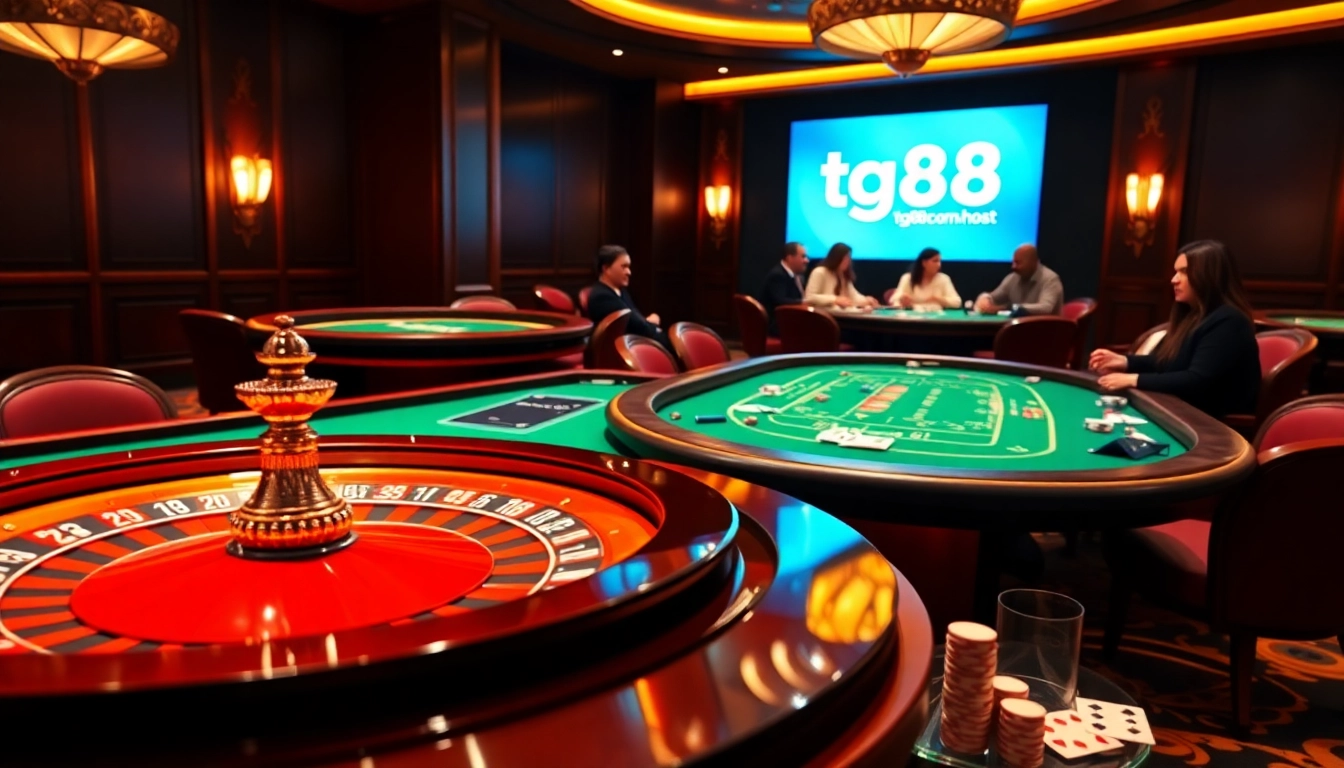 Experience the excitement of games at https://tg88com.host/ with advanced roulette and poker tables.