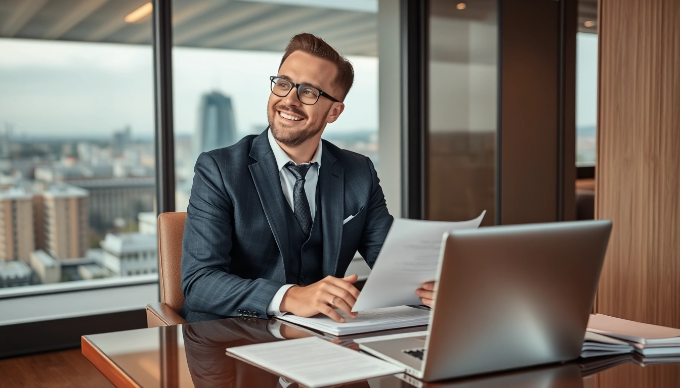 Headhunter Gastronomie berät Bewerber in einem modernen Büro.