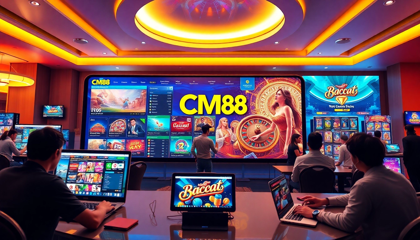 CM88 online gambling platform showcasing exciting casino games for players.