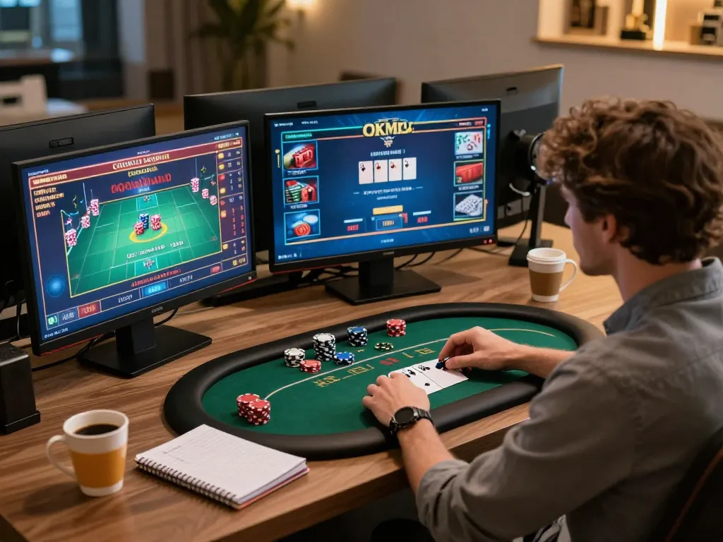 Engaging online gameplay at 56WIN with immersive strategy analysis and warm home atmosphere.