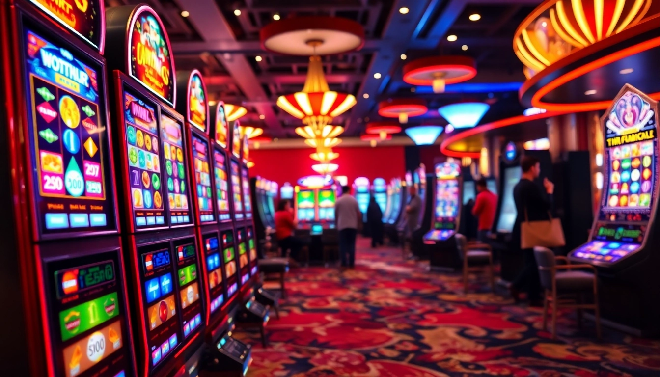 เล่นสล็อตออนไลน์ ในคาสิโนที่มีความสนุกสนานและสีสันสดใส
