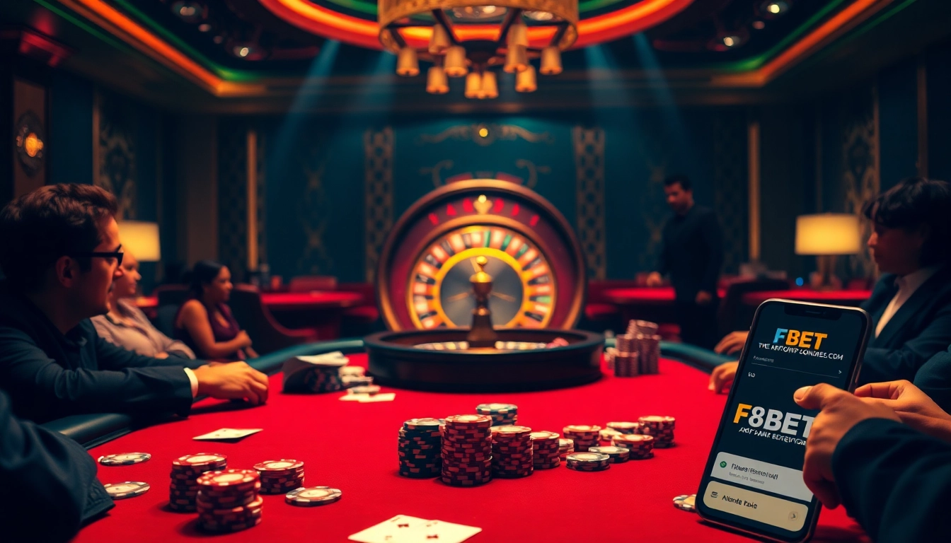 Play at F8BET.COM's luxurious poker table, where excitement meets professional gambling.